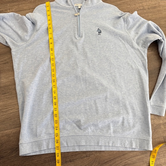 Peter Millar Sky Blue Zip-Up Sweater - Picture 5 of 8